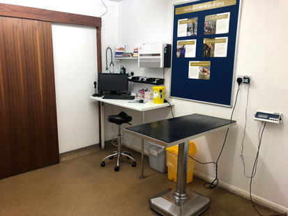 Pet Doctors Shalford consult room