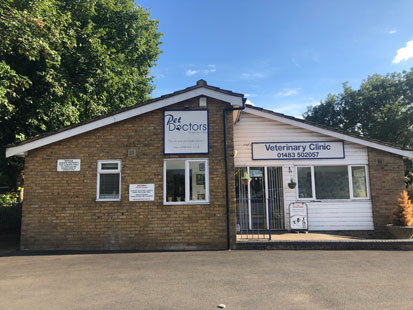 Pet Doctors Shalford front of building